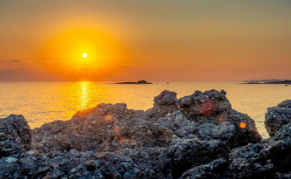 Sonnenuntergang am Meer